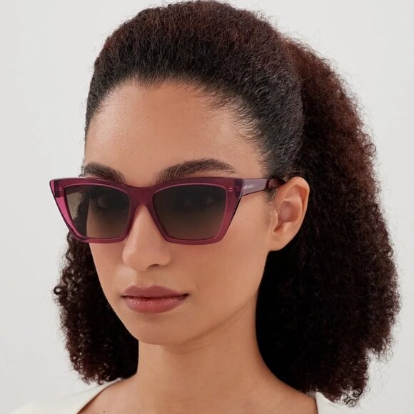 NWT SAINT LAURENT PINK WOMEN SUNGLASSES - Picture 1 of 4